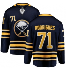 Youth Buffalo Sabres #71 Evan Rodrigues Fanatics Branded Navy Blue Home Breakaway NHL Jersey