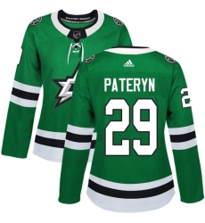 Women's Adidas Dallas Stars #29 Greg Pateryn Authentic Green Home NHL Jersey