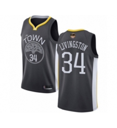 Youth Golden State Warriors #34 Shaun Livingston Swingman Black 2019 Basketball Finals Bound Basketball Jersey - Statement Edition