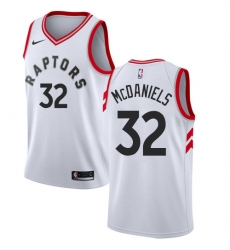 Youth Nike Toronto Raptors #32 KJ McDaniels Swingman White NBA Jersey - Association Edition