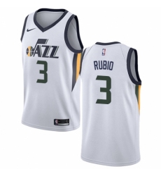 Women's Nike Utah Jazz #3 Ricky Rubio Swingman NBA Jersey - Association Edition
