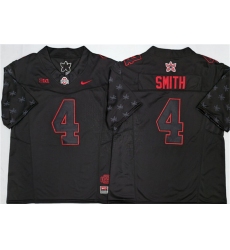 Men's Ohio State Buckeyes #4 Jeremiah Smith Black 2025 F.U.S.E. Limited Stitched Jersey