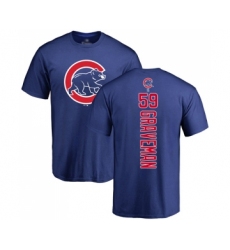 Baseball Chicago Cubs #59 Kendall Graveman Royal Blue Backer T-Shirt