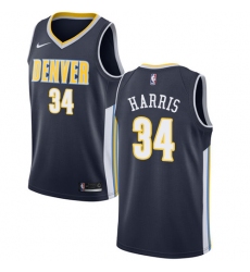 Youth Nike Denver Nuggets #34 Devin Harris Swingman Navy Blue Road NBA Jersey - Icon Edition