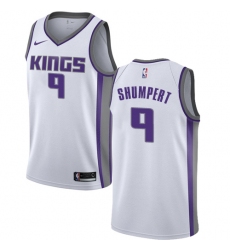 Men's Nike Sacramento Kings #9 Iman Shumpert Swingman White NBA Jersey - Association Edition