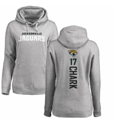 NFL Women's Nike Jacksonville Jaguars #17 DJ Chark Ash Backer Pullover Hoodie