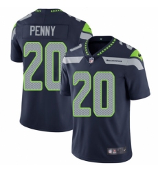 Youth Nike Seattle Seahawks #20 Rashaad Penny Navy Blue Team Color Vapor Untouchable Limited Player NFL Jersey