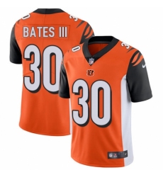 Men's Nike Cincinnati Bengals #30 Jessie Bates III Orange Alternate Vapor Untouchable Limited Player NFL Jersey