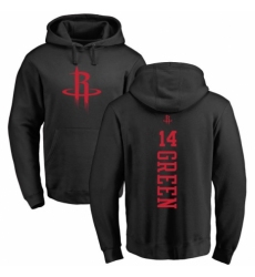 NBA Nike Houston Rockets #14 Gerald Green Black One Color Backer Pullover Hoodie