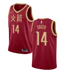 Women's Nike Houston Rockets #14 Gerald Green Swingman Red NBA Jersey - 2018 19 City Edition