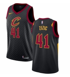 Youth Nike Cleveland Cavaliers #41 Ante Zizic Swingman Black NBA Jersey Statement Edition
