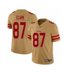 Men's San Francisco 49ers #95 Kentavius Street Limited Gold Inverted Legend Football Jersey