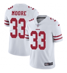Youth Nike San Francisco 49ers #33 Tarvarius Moore White Vapor Untouchable Limited Player NFL Jersey