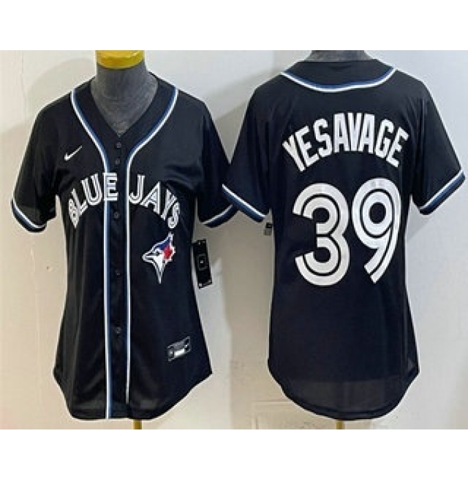 Youth Toronto Blue Jays #39 Trey Yesavage 2026 Black Fashion Cool Base Jersey