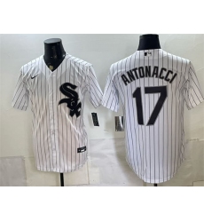 Men's Chicago White Sox #17 Sam Antonacci White Home Stitched Baseball Jersey