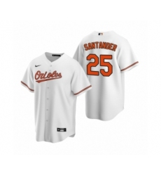 Women's Baltimore Orioles #25 Anthony Santander Nike White 2020 Replica Home Jersey