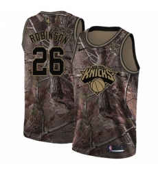 Youth Nike New York Knicks #26 Mitchell Robinson Swingman Camo Realtree Collection NBA Jersey
