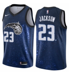 Women's Nike Orlando Magic #23 Justin Jackson Swingman Blue NBA Jersey - City Edition