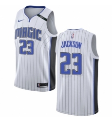 Youth Nike Orlando Magic #23 Justin Jackson Swingman White NBA Jersey - Association Edition