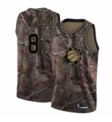 Youth Nike Phoenix Suns #8 George King Swingman Camo Realtree Collection NBA Jersey