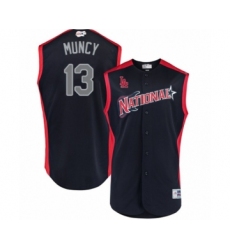 Youth Los Angeles Dodgers #13 Max Muncy Authentic Navy Blue National League 2019 Baseball All-Star Jersey