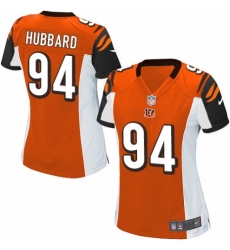 Women's Nike Cincinnati Bengals #94 Sam Hubbard Game Orange Alternate NFL Jersey