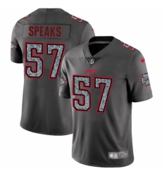 Men's Nike Kansas City Chiefs #57 Breeland Speaks Gray Static Vapor Untouchable Limited NFL Jersey
