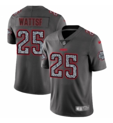 Youth Nike Kansas City Chiefs #25 Armani Watts Gray Static Vapor Untouchable Limited NFL Jersey