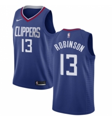 Men's Nike Los Angeles Clippers #13 Jerome Robinson Swingman Blue NBA Jersey - Icon Edition