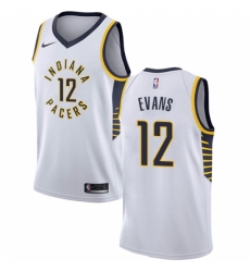 Women's Nike Indiana Pacers #24 Alize Johnson Authentic White NBA Jersey - Association Edition