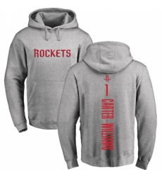 NBA Nike Houston Rockets #1 Michael Carter-Williams Ash Backer Pullover Hoodie