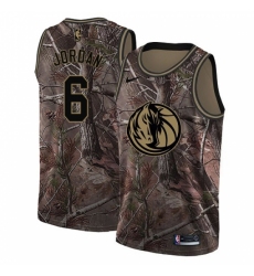 Women's Nike Dallas Mavericks #6 DeAndre Jordan Swingman Camo Realtree Collection NBA Jersey
