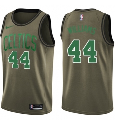 Youth Nike Boston Celtics #44 Robert Williams Swingman Green Salute to Service NBA Jersey