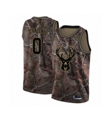 Men's Milwaukee Bucks #0 Donte DiVincenzo Swingman Camo Realtree Collection Basketball Jersey