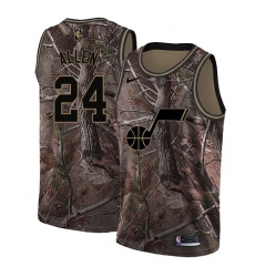 Youth Nike Utah Jazz #24 Grayson Allen Swingman Camo Realtree Collection NBA Jersey
