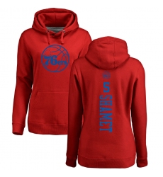 NBA Women's Nike Philadelphia 76ers #5 Landry Shamet Red One Color Backer Pullover Hoodie