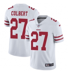 Men's Nike San Francisco 49ers #27 Adrian Colbert White Vapor Untouchable Limited Player NFL Jersey