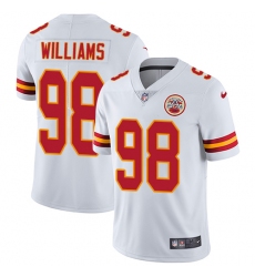 Youth Nike Kansas City Chiefs #98 Xavier Williams White Vapor Untouchable Limited Player NFL Jersey