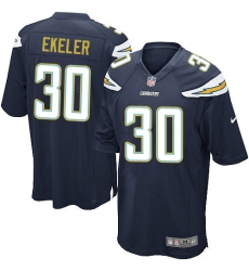 Men's Nike Los Angeles Chargers #30 Austin Ekeler Game Navy Blue Team Color NFL Jersey