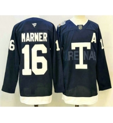 Men's Toronto Maple Leafs #16 Mitch Marner Navy Heritage Classic Stitched Authentic Jersey