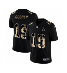 Men's Dallas Cowboys #19 Amari Cooper Black Statue of Liberty Limited Football Jersey
