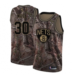 Women's Nike Brooklyn Nets #30 Dzanan Musa Swingman Camo Realtree Collection NBA Jersey