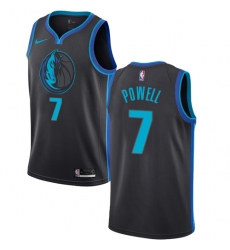 Youth Nike Dallas Mavericks #7 Dwight Powell Swingman Charcoal NBA Jersey - City Edition