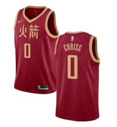 Youth Nike Houston Rockets #0 Marquese Chriss Swingman Red NBA Jersey - 2018 19 City Edition