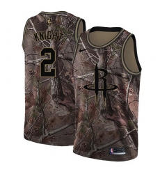 Men's Nike Houston Rockets #2 Brandon Knight Swingman Camo Realtree Collection NBA Jersey