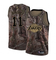 Youth Nike Los Angeles Lakers #11 Michael Beasley Swingman Camo Realtree Collection NBA Jersey