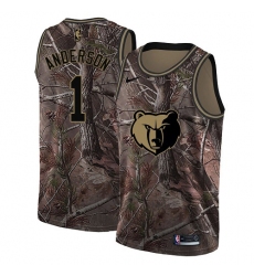 Women's Nike Memphis Grizzlies #1 Kyle Anderson Swingman Camo Realtree Collection NBA Jersey