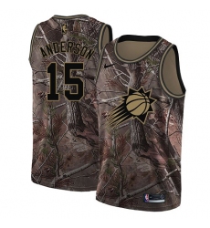 Youth Nike Phoenix Suns #15 Ryan Anderson Swingman Camo Realtree Collection NBA Jersey