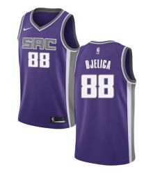 Men's Nike Sacramento Kings #88 Nemanja Bjelica Swingman Purple NBA Jersey - Icon Edition