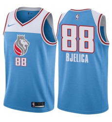 Women's Nike Sacramento Kings #88 Nemanja Bjelica Swingman Blue NBA Jersey - City Edition